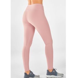 Light pink Fabletics Mid-Rise PowerHold Legging